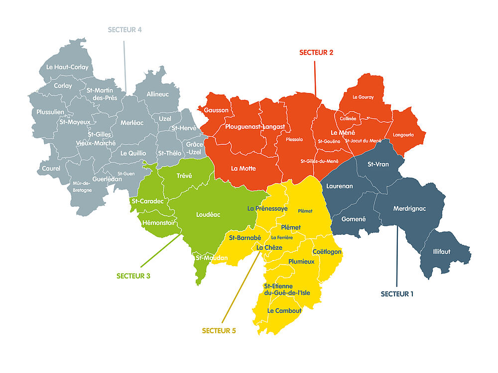 Loudéac Communauté Bretagne Centre : le territoire de l’intercommunalité